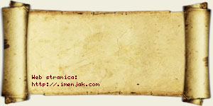 Anđa Galjković vizit kartica